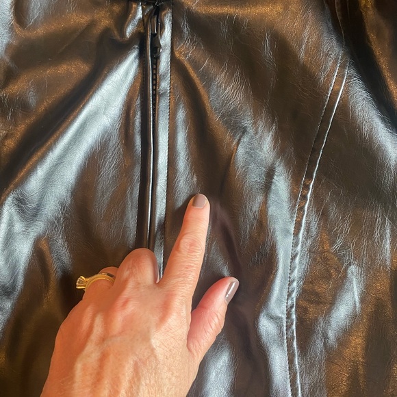 Urban Groove Vegan Leather Black Jacket - Picture 10 of 16